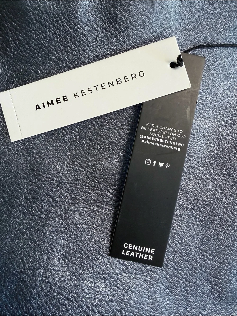Aimee Kestenberg Black Leather Shoulder Bag